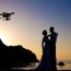 using drones in wedding photography
