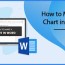 how to make a chart in word