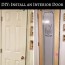 how to install an interior door dana