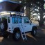 hard s land rover roof top tent white