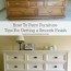 how to paint furniture