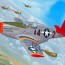 military red tails plane paint by