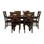 green river wood six chair dining set