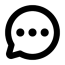 chat circle dots icon in phosphor bold