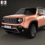 jeep renegade trailhawk 2016 3d model