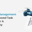 internal drone management system for