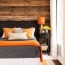 wood clad bedroom feature wall ideas