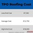 how much does a tpo roof cost