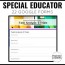 special education data google forms