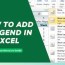 how to add a legend in excel a