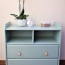 ikea changing table makeover painted