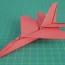 how to fold paper airplane f16