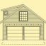 simple two car garage plans with a