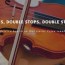 drones double stops double strings