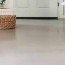 white concrete stained basement floor