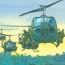 vietnam army on helicopters paint by