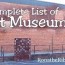 quilt and textile museums