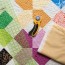 bind a quilt using double fold binding