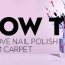 how to remove nail polish from carpet