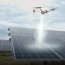 drones to clean hard to reach solar panels