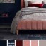 navy blue and pink bedroom color scheme