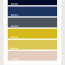 navy blue and yellow bedroom colour