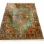 persian style green ground rug carpet