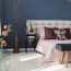blue two colour combination for bedroom