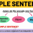 simple sentence examples and