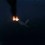 plane crash at night stock video pond5