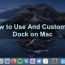 how to manage dock on mac