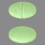 s 902 pill green elliptical oval