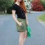 women outfits with green shoes