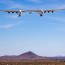 world s largest plane takes flight with
