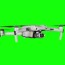 real quadcopter camera flights green