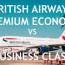 flying british airways premium economy