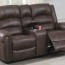 fabric manual recliner sofa