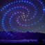 cographed drones light up night sky