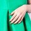 what color nails go with a green dress