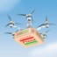 how do drone food delivery services work