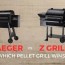 z grill vs traeger pellet grill brands