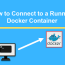 to ssh into a running docker container