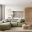 green leather couch interior design ideas