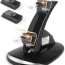 dual slot dock station controller stand
