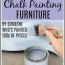 how to chalk paint furniture ultimate