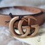 gg buckle leather belt gucci camel size