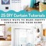 diy curtains 25 easy ways to make