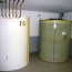 hot water tank and basement tank
