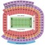 sanford stadium seating chart rows