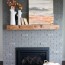 how to paint a brick fireplace and the